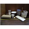 Image 1 : Lot of Assorted Plastic Containers, Pitchers, and Ice Trays