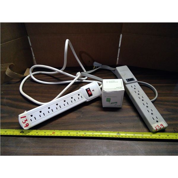 2 Power Bars and AC Adapter