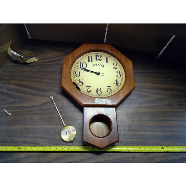Vintage Bulova Clock w/ Pendulum
