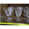 Image 2 : 9 Crystal Glass Goblets