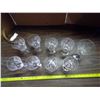 Image 4 : 9 Crystal Glass Goblets