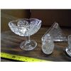 Image 3 : Lot of 6 Pieces of Assorted Crystal Glassware