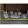 Image 1 : Lot of 5 Pieces of Assorted Crystal Glassware