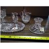 Image 2 : Lot of 5 Pieces of Assorted Crystal Glassware