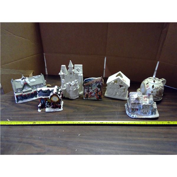 Lot of Chalk Christmas Decorations