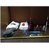 Image 1 : Lot of Misc. Items - Christmas Hand Towels, Small Mirrors, Collector Spoons, etc.