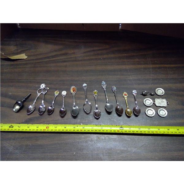 Lot of Collector Spoons, etc.