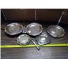 Image 1 : Lot of Silver Trays (5 Pieces)