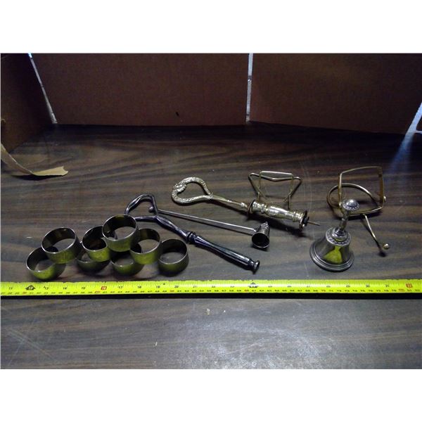 Lot of Misc. Silver and Brass Items