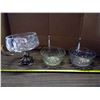 Image 1 : 3 Crystal Glass Bowls