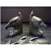 Image 2 : Lot of 3 Pieces of Brass - Eagle Paper Weights and Sheaf