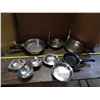 Image 1 : Lot of Frying Pans and Bowls