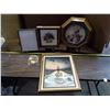 Image 1 : Lot of 4 Photos and Brass Change Tray