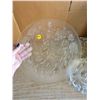 Image 2 : 4 large glass serving trays, 1 footed, 2 divided, 1 xmas