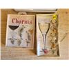 Image 2 : 2 Boxes of wine glass charms & watch faces/straps