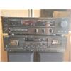 Image 2 : Sony STR-AV570X receiver, HX pro stereo cassette deck & 2 Polk audio speakers