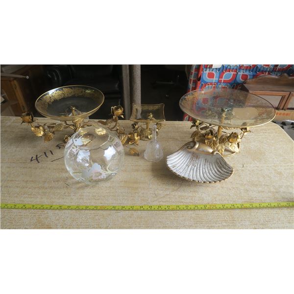 Decorative Serving Dishes, Glass Bell