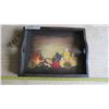 Image 3 : Painted Wooden Food Tray
