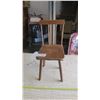 Image 1 : Antique Wood Children's Chair