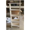 Image 1 : White Wooden Book Shelf - 15x7x35H"