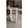 Image 5 : White Wooden Book Shelf - 15x7x35H"