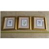 Image 1 : 3 Small Framed Art Pieces