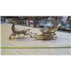Image 1 : Brass Reindeer & Sleigh