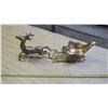 Image 2 : Brass Reindeer & Sleigh