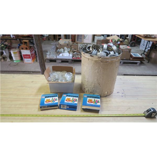 Canning Lids & Parowax