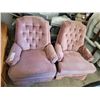 Image 1 : 2 Pink Arm Chairs