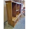 Image 3 : Wooden 2 Piece Entertainment Stand - 17x75x63H"