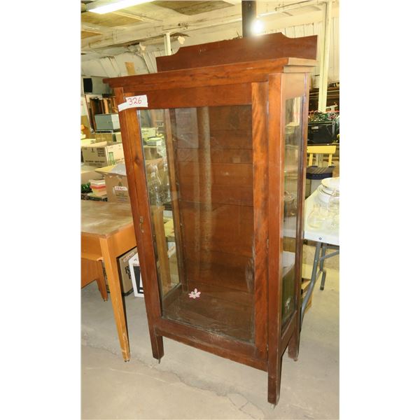 Glass Walled Cabinet - 16x31x63H"