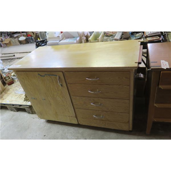 Wood Cabinet - 23x48x32H"