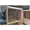 Image 3 : Dining Room Cabinet w/ Glass Door Display Case - 19x30x78H"