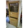 Image 1 : Dining Room Cabinet w/ Glass Door Display Case - 19x30x78H"