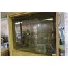 Image 2 : Dining Room Cabinet w/ Glass Door Display Case - 19x30x78H"