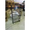 Image 2 : Black Wood Rack - 6x22x47H"