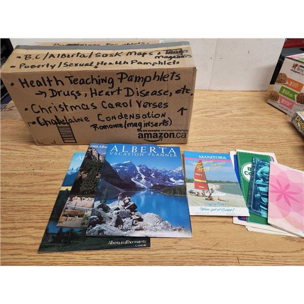 Box of Assorted Magazines/Pamphlets