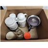 Image 2 : Box of Assorted Thermos, Kettle, and Dishes