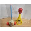 Image 1 : Lot of 2 Vintage Toys, Corn Popper and Tubberware Toys Ball Launcher