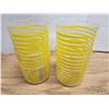 Image 4 : Filtered Drinking Pitcher & 4 Yellow Plastic Drinking Cups
