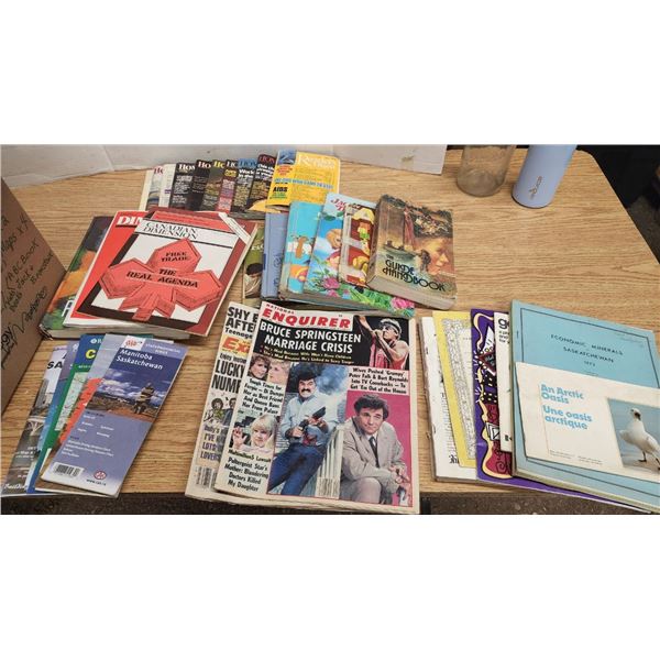 Lot of Assorted Vintage Books/Magazines