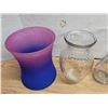 Image 3 : Assorted Glass Vases