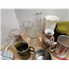 Image 5 : Huge Lot of Assorted Glass Vases, Jars, etc