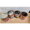 Image 2 : 4 Assorted Vintage Peanut Butter Cans