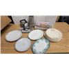 Image 1 : Lot of Assorted Plates, Graters, Dish Platters