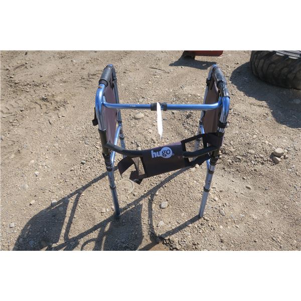 Blue chrome HUGO walker