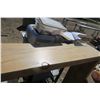 Image 6 : 3"t x 12" w x 32"h x 8' long solid wood bar or wall table.