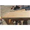 Image 7 : 3"t x 12" w x 32"h x 8' long solid wood bar or wall table.