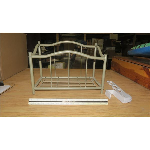 Magazine rack, door hanger.